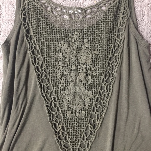 Garage Lace Back Tank Top - Picture 3 of 4